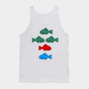 Red Fish Blue Fish Tank Top